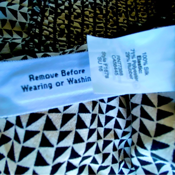 Madewell Peplum Tube Top 100% Silk - Picture 6 of 7